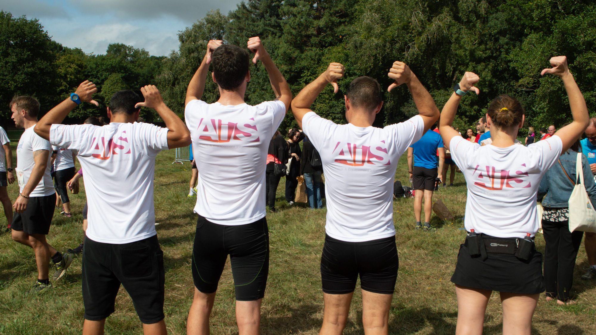 Course solidaire interentreprise, équipe AIS